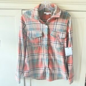 O’Neill Plaid Flannel Shirt Jacket – XS – NWT